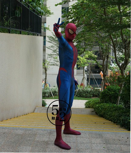 The Amazing Spider-Man Bodysuit Costume Cosplay Spiderman Bodysuit Adult & Kids - Picture 6 of 11