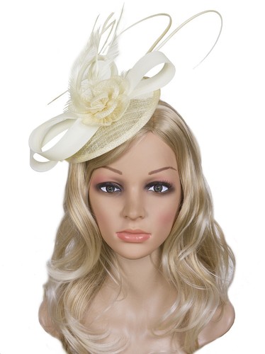 Damen Vintage Derby Fascinator Hut Pillendose Stirnband Feder Cocktail Tee Party - Bild 9 von 54