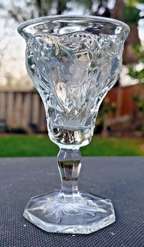 McKee Crystal Rock Crystal Stemware 1 oz. Cordial 3" Tall - Picture 5 of 6