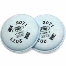 3M 2071 P95 Particulate Replacement Respirator Filters for 6000, 7000 Facepiece
