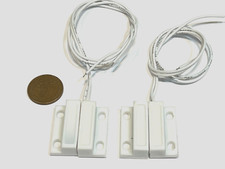 2 White Latching magnetic reed switch proximity sensor wired Normally opened E30