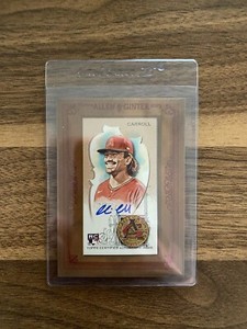2023 Topps Allen and Ginter Corbin Carroll RC Framed Mini Auto MA-CC SP On Card