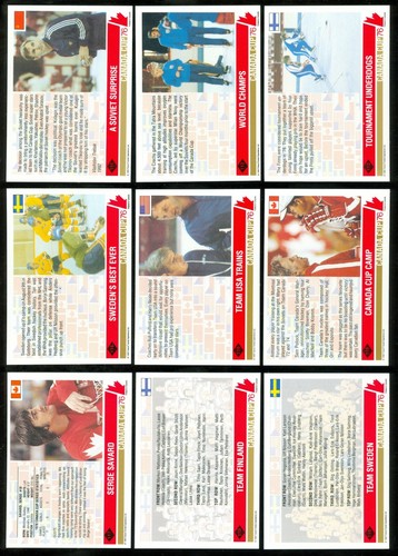 1992-93 FUTURE TRENDS 1976 CANADA CUP 76 HOCKEY CARD 102-201 & PROMO SEE LIST - Picture 32 of 206