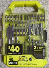 Ryobi Drill Bit Kit 40 Piece (A98401) Open Box New Unused 24
