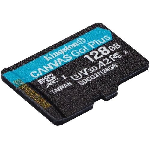 Kingston Canvas Go! Plus microSDXC 170R A2 U3 V30 128GB & Adapter SDCG3/128GB - Picture 5 of 8