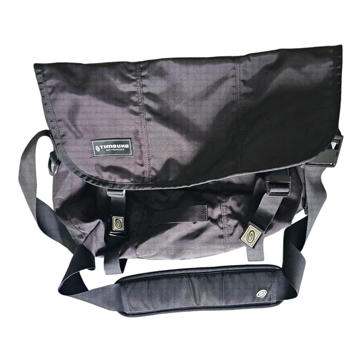 Timbuk2 San Francisco Messenger Bag Black Medium w/Strap Timbuk2 San Francisco Messenger Bag Black Medium w/Strap
