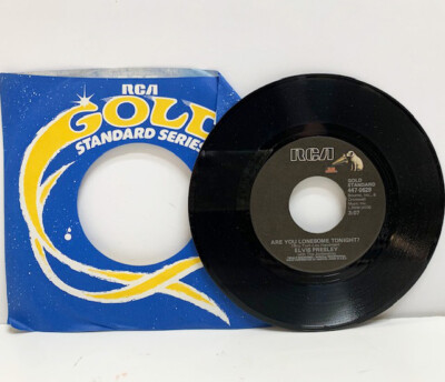 Mint Vintage RCA Gold Standard 45 Record Elvis Presley Are You Lonesome ...
