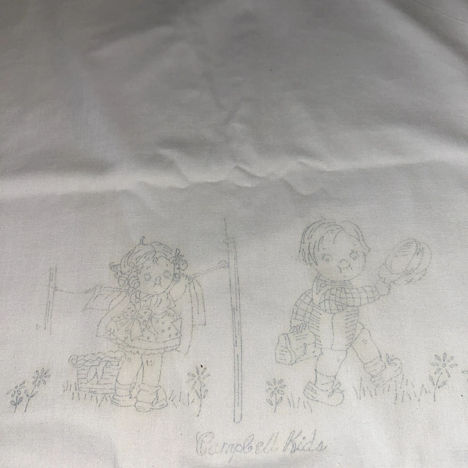 Tubo de almohada para 2 fundas de almohada Campbell niños patrón algodón/poliéster RN 15969 Foto 2 de 4