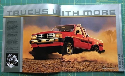 1985, 1986? TRUCKS BY TOYOTA BROCHURE, N. O. S., From Dealer Inventory UNISSUED - Picture 3 of 7