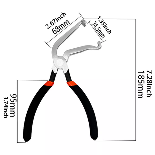 60 Degree Electrical Disconnect Pliers Fuel Line Pliers Disconnect Repair Tool- - Picture 6 of 14