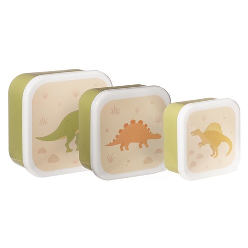 Snackdosen 3er Set Sass & Belle Snack Obst Behälter Dosen Boxen Sterne Dino Fee - Picture 21 of 28