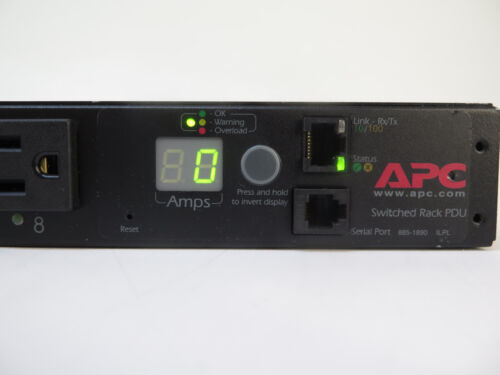 APC AP7900 Switched Rack PDU 15A 100 120V 8x 5-15R 1U Rack Mountable - 第 3/6 張圖片