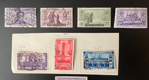 Italy Stamps From 1931 & 1932: 13 Different - Picture 2 of 3