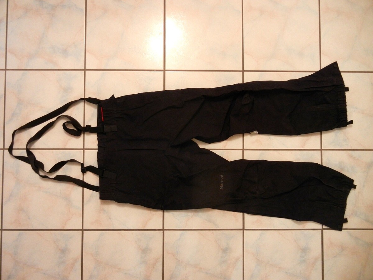 MARMOT ALPINIST GORE-TEX shell pants w/ suspenders, medium MARMOT ALPINIST GORE-TEX shell pants w/ suspenders, medium
