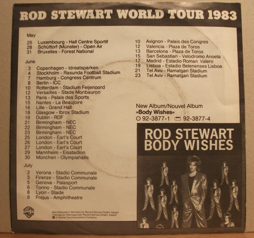 Rod Stewart - Baby Jane / Ready Now / Single von 1983 - Bild 6 von 6