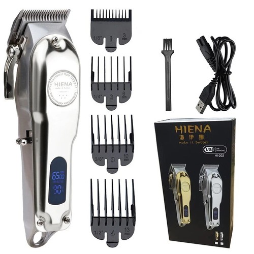 Cordless Professional Hair Clippers Trimmer Kit Men Cutting Machine Barber Salon - Picture 12 of 12