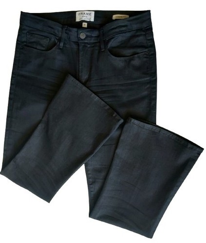 Frame Le Crop Mini Boot Denim Jeans Schwarz Größe 27 Cropped - Bild 5 von 12