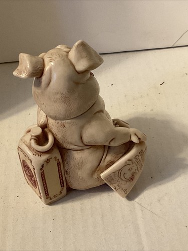 Harmony Kingdom Treasure Jest Pig, Box Figurine - Picture 3 of 7