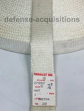 1 INCH MilSpec Parachute Deceleration Webbing Woven Nylon MIL-W-27657 20 YD ROLL