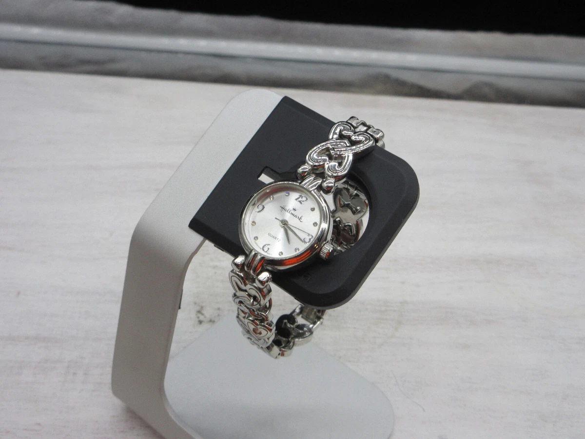 Hallmark Ladies Silver Hearts Quartz Watch eBay