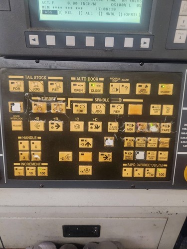 Hyundai Kia Wia Kiaturn SKT CNC Lathe Operator Membrane Key Sheet Tan/Gold New - Picture 4 of 7