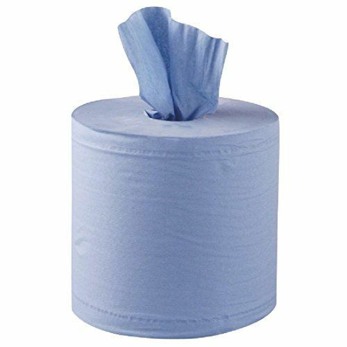 Jantex Centrefeed Blue Roll Paper Towels Pack of 6 | Kitchen, Commercial - Picture 1 of 1