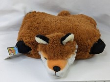 TAG Fox Plush Pillow 12 Inch Brown Stuffed Animal Toy READ Issue