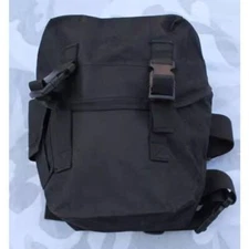 Tactical Hunting Attachment Leg Thigh Bag Pack for Gas Mask Pouch Storage Black 