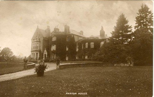 FOTO REAL POSTAL DE PARTON HOUSE, PARTON, KIRKCUDBRIGHTSHIRE, ESCOCIA - Imagen 1 de 2