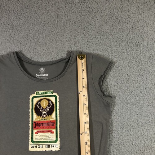 jagermeister shirt Women’s M Gray Logo Graphic - Picture 4 of 10