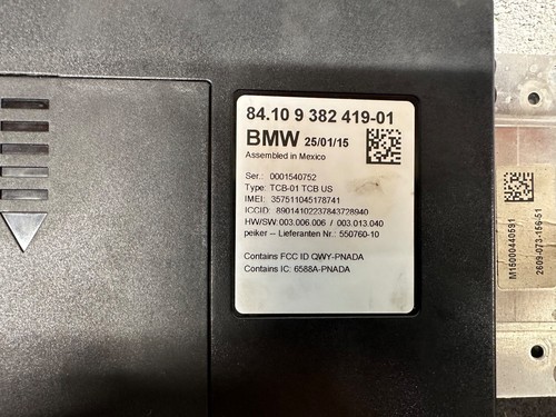 ⭐ BMW E70 F10 F30 F32 F22 TCB EE. UU. GPS TELEMÁTICO TELE CHASIS MÓDULO DE CONTROL OEM - Imagen 2 de 10