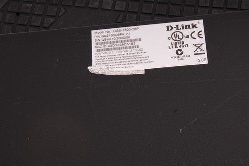D-Link DGS-1500-28P 28-Port SmartPro PoE Switch Including 4 Gigabit SFP Ports - Picture 2 of 4