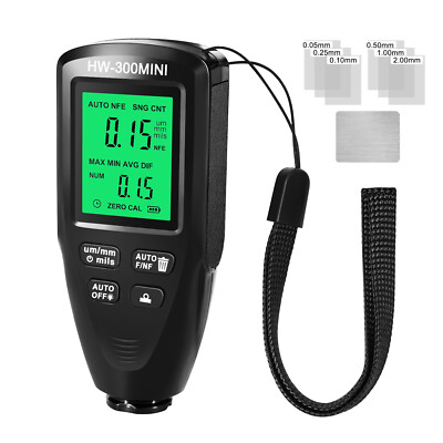Paint Thickness Gauge Digital Meter Mil Coating Test Car Paint Depth Gauge N9B3