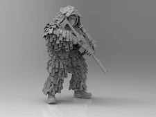 Turnbase Miniatures Ultra Modern Russian Spetsnaz Sniper Ghillie Suit Zona Alfa