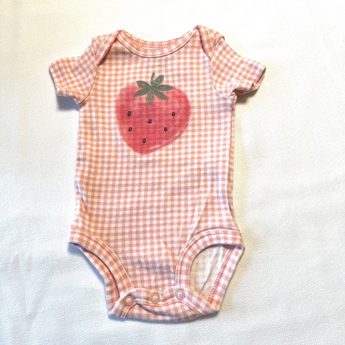 Baby Girl NewBorn Outfits 3 Short Sleeve Shirts 1 pair pants Carters - Picture 4 of 4
