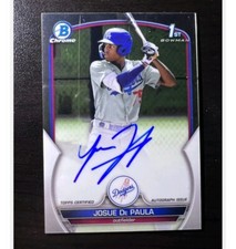 2023 Bowman Chrome Josue De Paula 1st Prospect Auto Autograph #CPA-JDE Dodgers