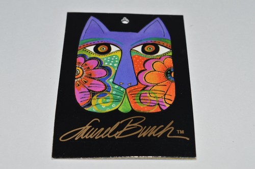 Laurel Burch Adjustable Crossbody Cat Purse w Original Card Red and Black - Picture 8 of 12