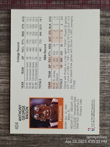 1991 NBA Hoops Series 2 Cards Complete Your Set #'s 331 -460 YOU PICK - Picture 148 of 260