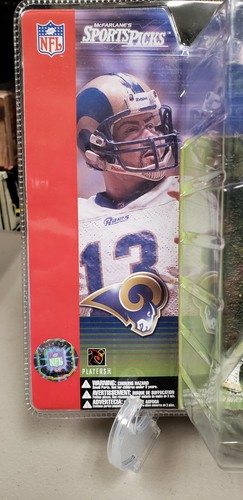 MC FARLANE SPORTS PICKS SERIE 2001 SERIE 1 ST. LOUIS RAMS KURT WARNER FIGURA!! - Foto 3 di 6
