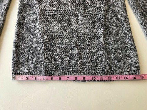 Abercrombie & Fitch Gray Metallic Sweater, Great Condition, Girls Size Small - Picture 8 of 9