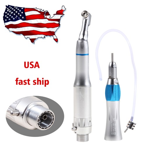 NSK Style Dental Low Speed Handpiece Straight Contra Angle Air Motor 1:1 Attach - Picture 106 of 133