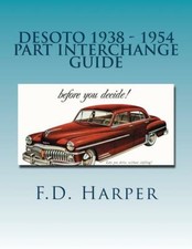 Desoto 1938-1954 Parts Interchange Manual~Find~Identify Original Auto Parts~NEW