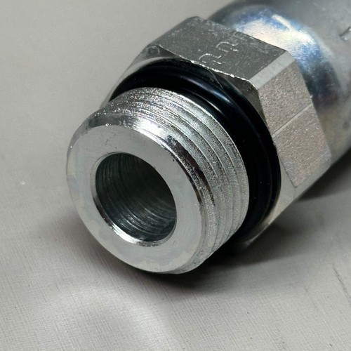 PARKER (5 PACK) Hydraulic Hose Male Straight Thread 3/4" x 1/2" Steel 10543-12-8 - Picture 4 of 8
