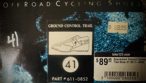 Specialized Shoes 41 Vintage NOS Ground Control Trail New in Box 1990n w/flaw - Picture 7 of 8