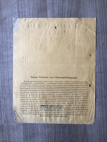 Voss & Sasse Lauenau 30.3. 1933 Rechnung Stuhl Fabrik Nettelrede Rodenberg 1350 - Bild 3 von 3