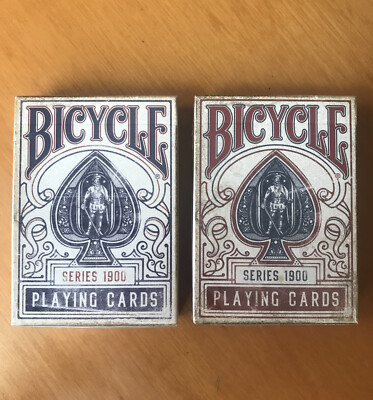 FAHRRAD SERIE 1900 ROT & BLAU Ellusionist - Spielkarten Mazzi di Carte - NEU