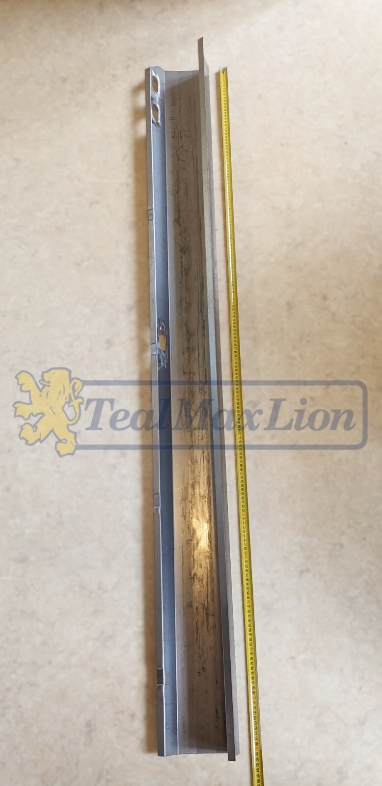 Longeron extérieur gauche pour Peugeot 504 coupé et cabriolet en acier brut