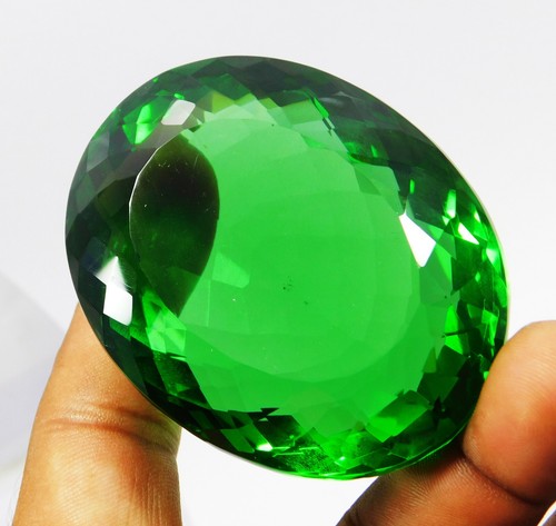 Natural 598.50 Ct Brazilian Green Topaz Oval Cut Loose Gemstone Certified - Picture 4 of 8