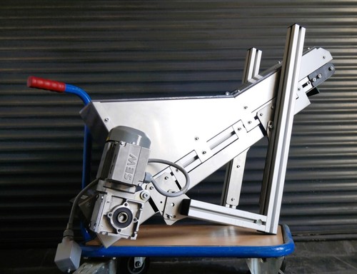 Förderband Transportband Gurtförderer Steilförderer SEW L- 1000mm #TP