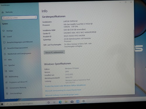 ASUS VivoBook 15 F515EA-EJ076T Intel i3-1115G4, 8GB Ram, 512GB SSD 15,6" FHD OVP - Bild 4 von 11